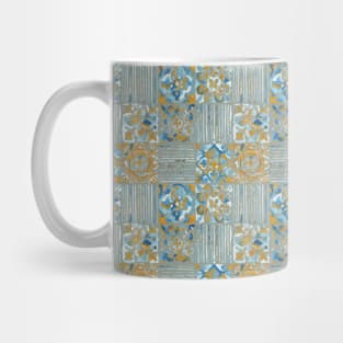 Azulejos modern colors rusty Mug